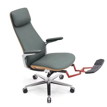 Modern High Back Boss Office Chair with Footrest