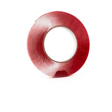 Heavy Duty Double Sided Tape, 1mm x 12mm x 10m BY WOODLY