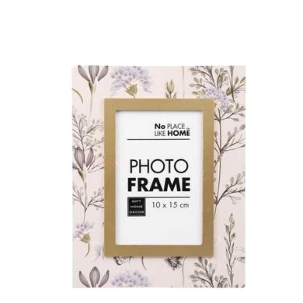 Set of 3 PICTURE-FRAME MDF 10x15cm FLORAL