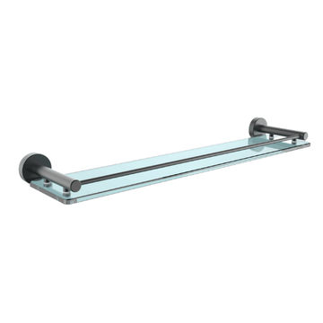 Bodie Skye Polished - Glass Shelf - Stainless Steel