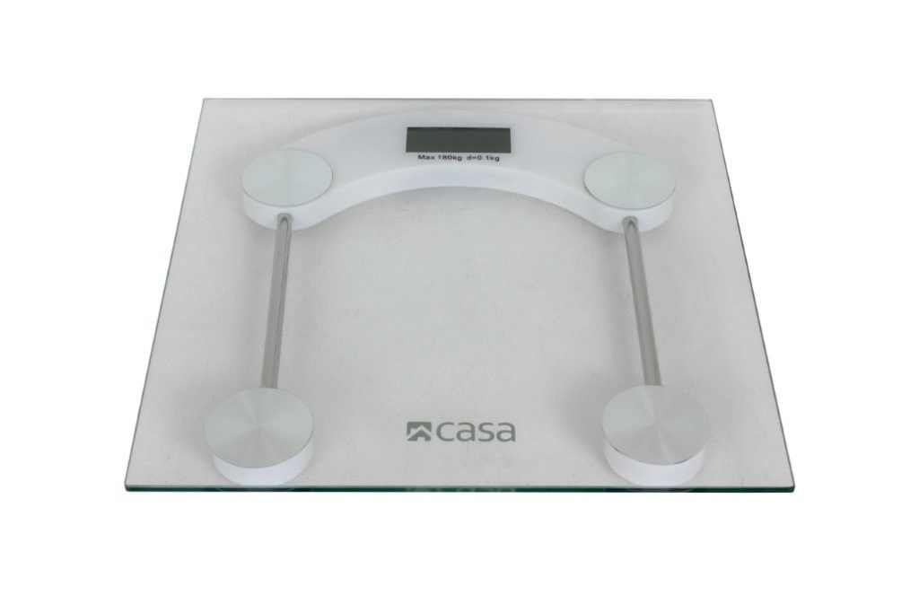 CASA - ELECTRONIC GLASS BATHROOM SCALE – SQUARE