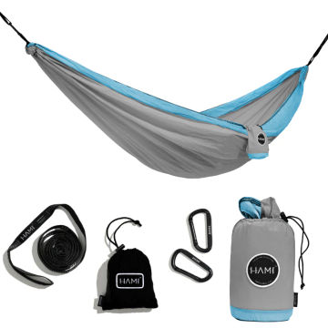 HAMI Sea Mist - Double Portable Hammock made from 100% Recycled Materials