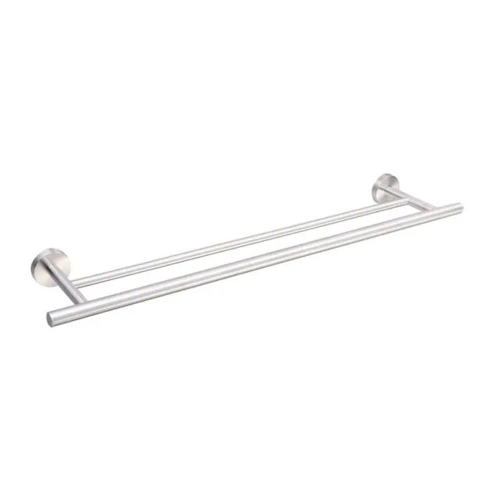 Double Towel Rail. Stainless Steel. 700mm