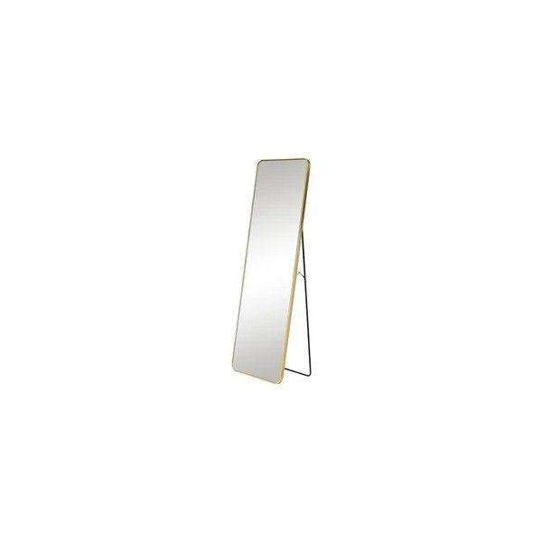 Dansup Gold Frame Rectangular 160 cm x 50 cm Glass Decorative Mirror (Rectangle)