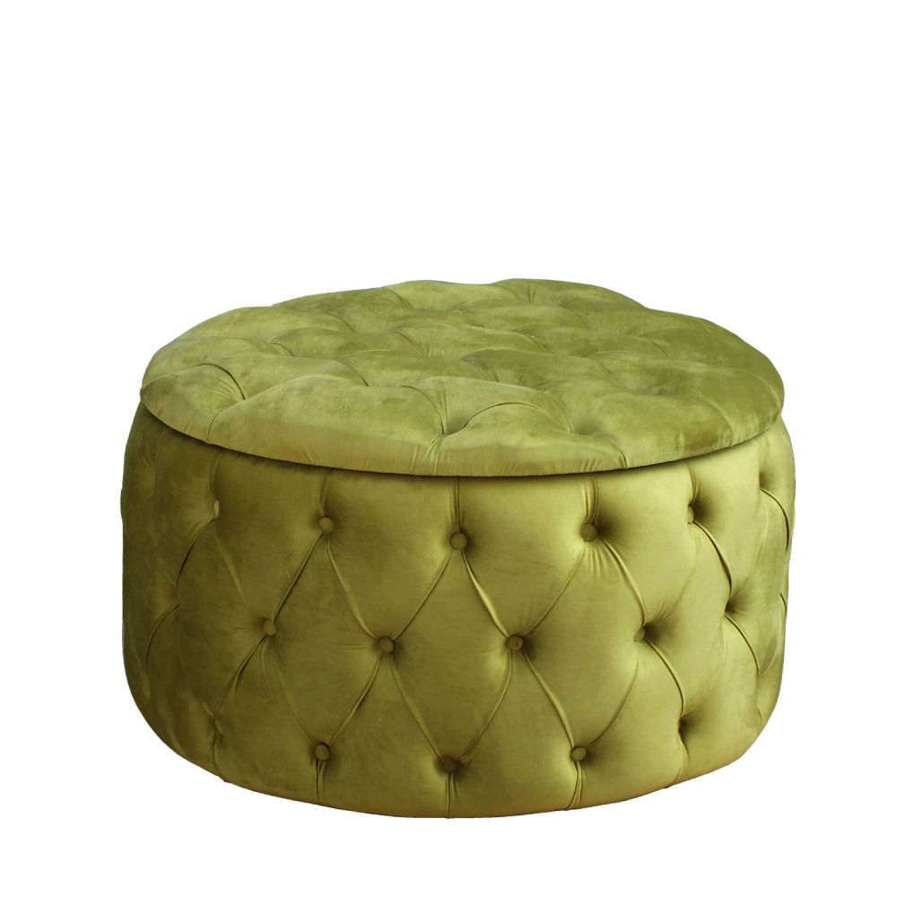 Nu Dekor - Osborn Storage Ottoman - Olive