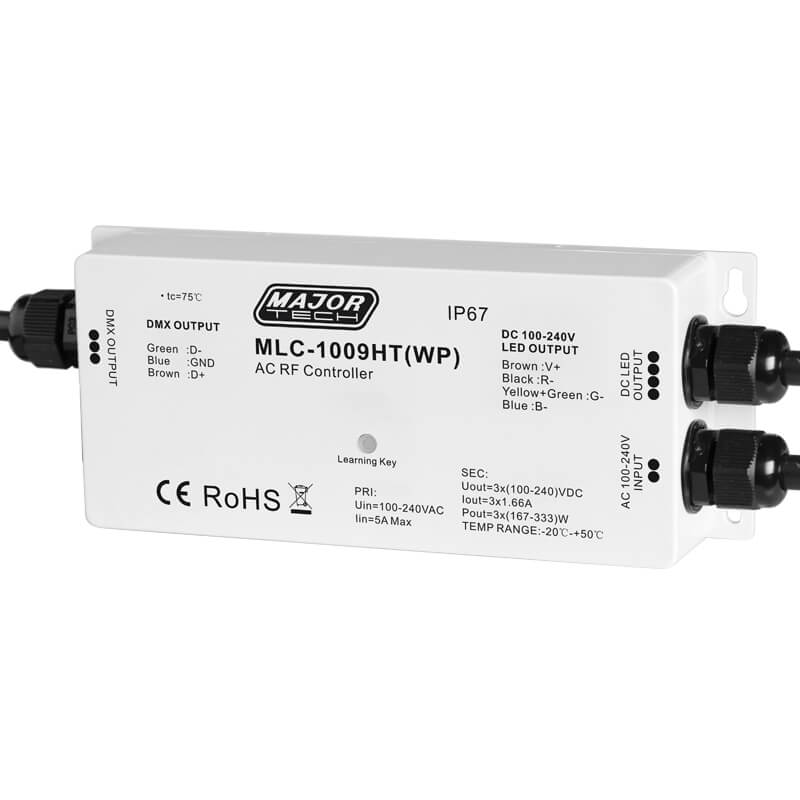 RF IP67 220VAC RGB LED Strip Controller (MLC-1009HT-WP) - VETi