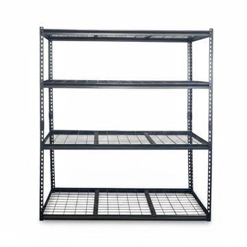 4 Tier Matt Black Heavy Grade Shelf
