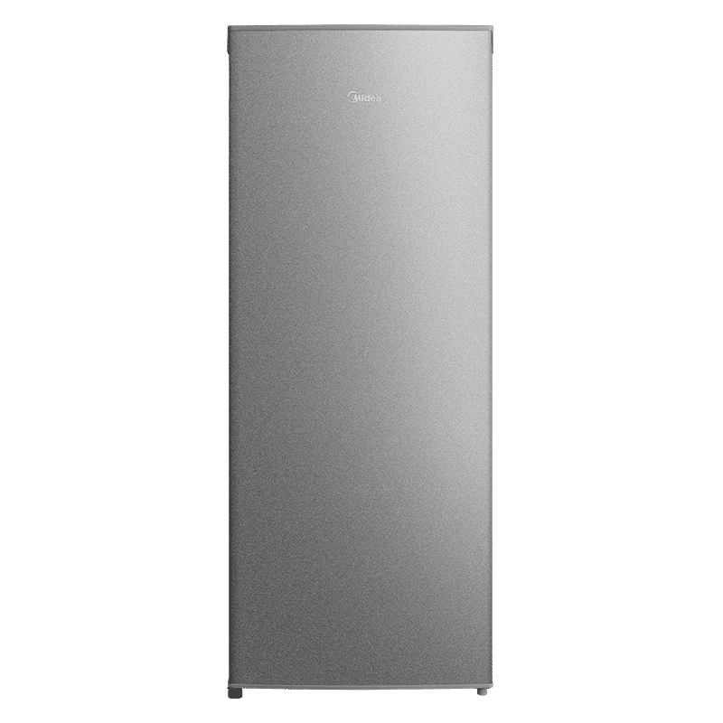 Midea 231L Upright refrigerator Stainless Steel