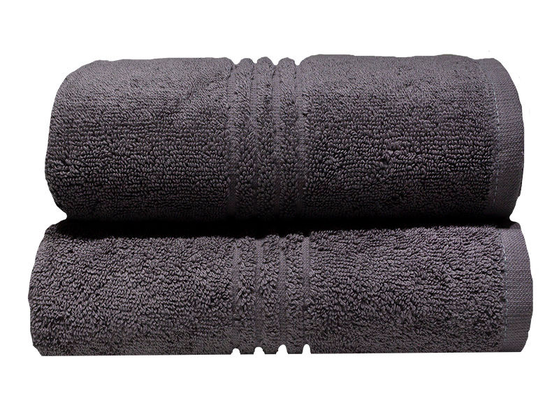 Bunty's Hotel Collection 600GSM 50x90cms Hand Towels - 02 Pc Pack - Pavement