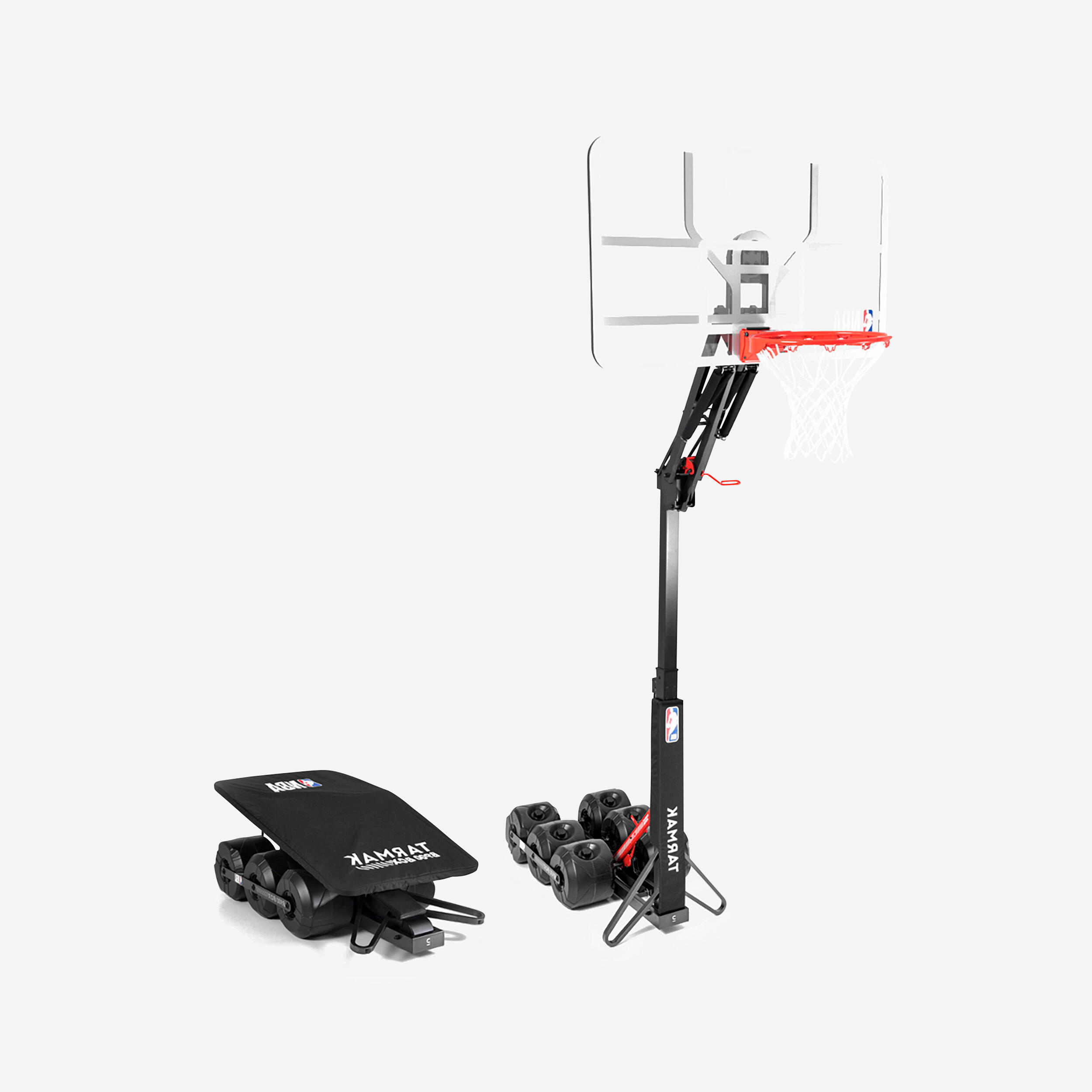 Basketball Hoop By Tarmak - Adjustable Up To 3.05m & Folds Away