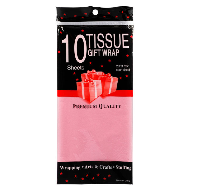 Tissue 20 Count Pink