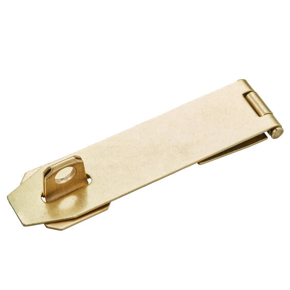 Hasp & staple brass horizontal 115mm mackie