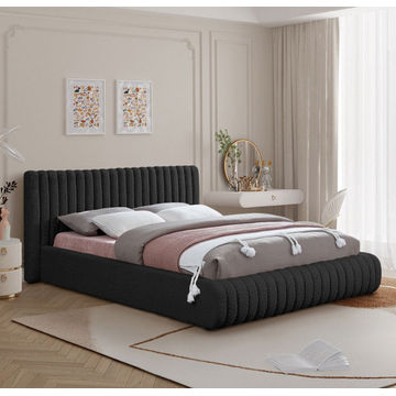 Scarlette Sleigh Bed Double-Coco Black