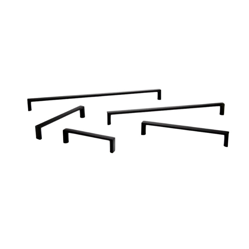Bar Handle, Black, 128mm