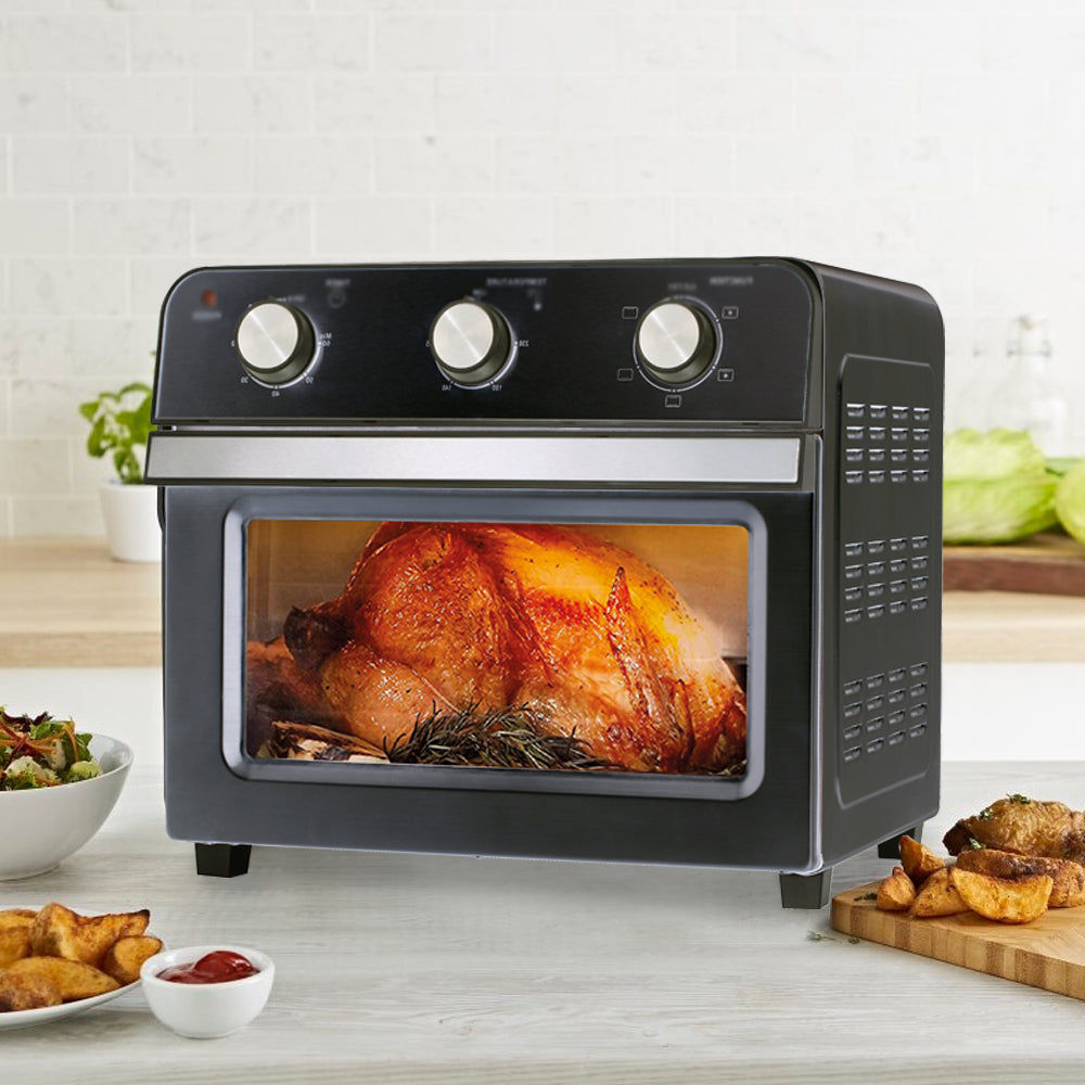 Cooks Professional Dual Air Fryer with Glass Drawers, XL 8L Capacity, 1700W, Digital Display