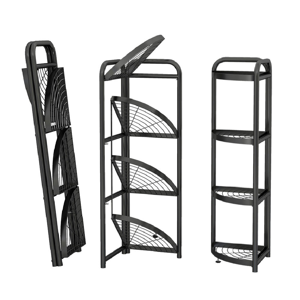Windsor 4 Tier Corner Foldable Shelving