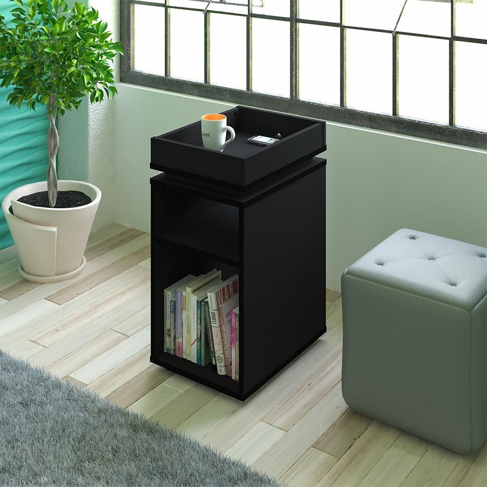 Click Furniture Olivia End Table Black