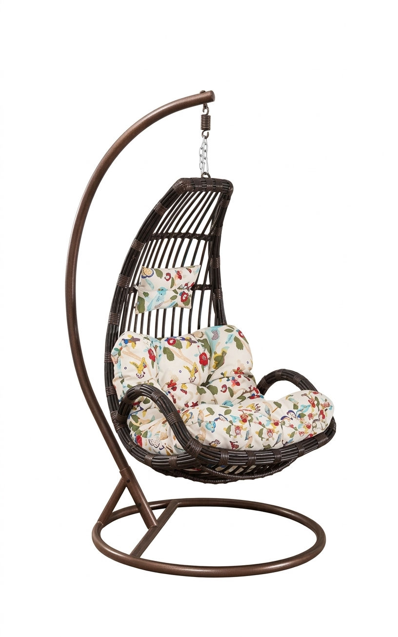 Moon-Shape Single Hanging Swing Chair
