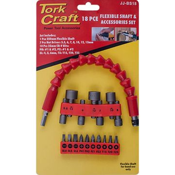 18 Piece Flex. Shaft & Nutsetter Set