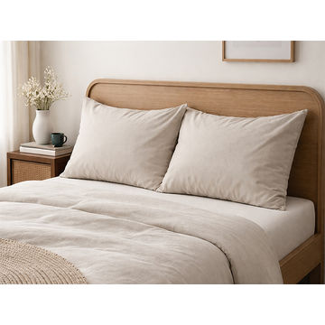 Hotel Collection - Ultra Soft, Breathable Pillow Cover Set - (30 Sets) - Continental - White Pepper