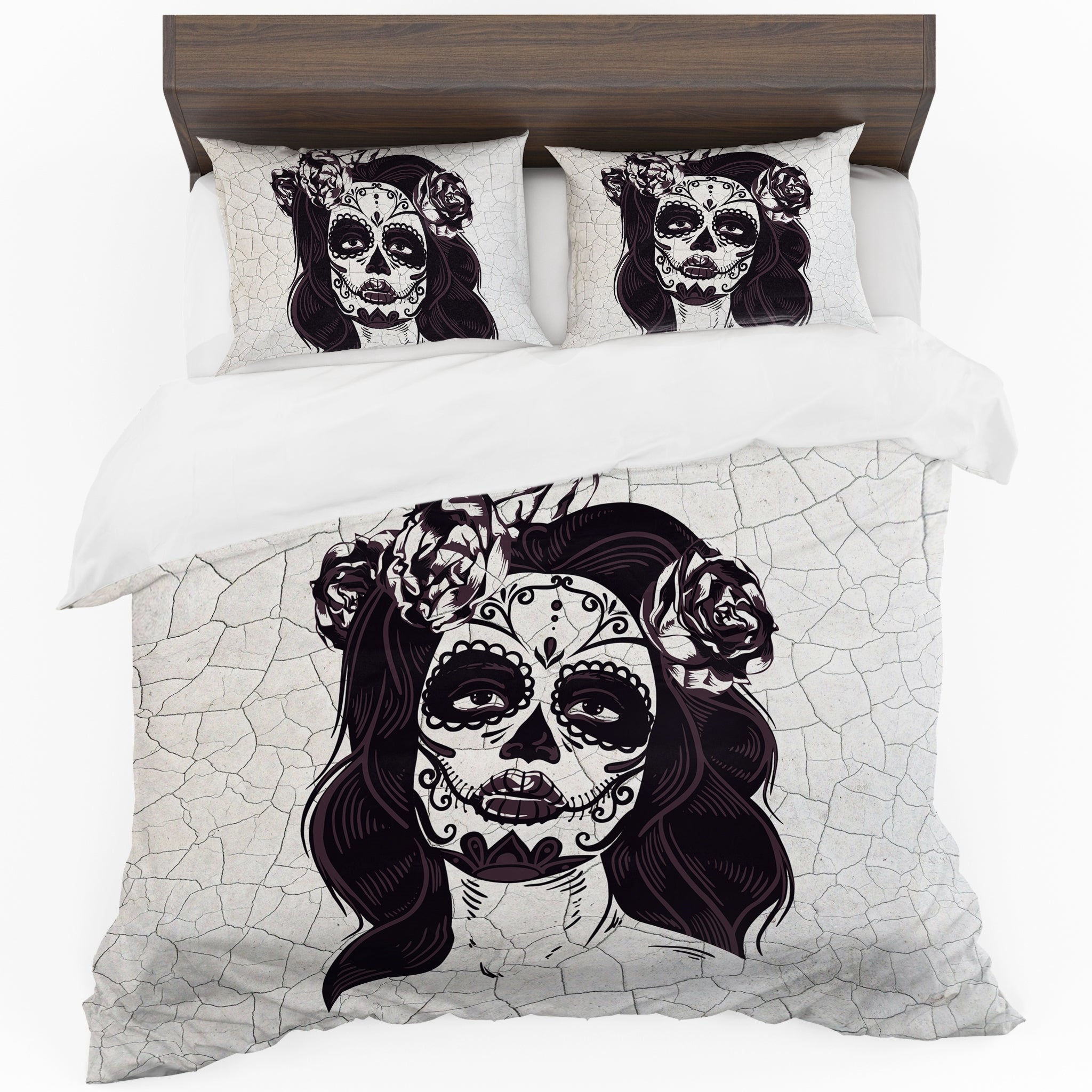 Calavera Girl Duvet Cover Set By Mark Van Vuuren King LEROY MERLIN