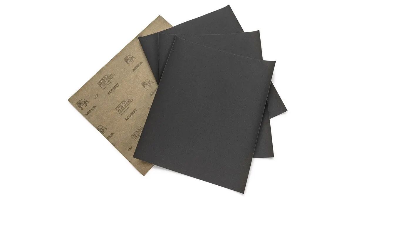 EcoWet Water Sandpaper, 280mm x 230mm, P600 (4 pack) BY WOODLY