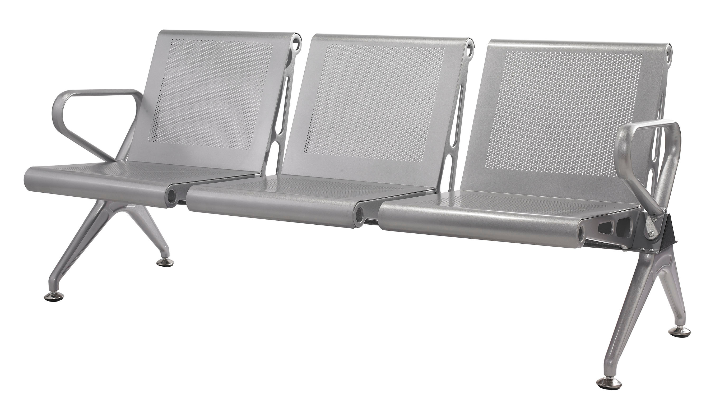 TOCC Unity Chrome Bench 3 Seater