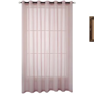 Matoc Designs Curtain - Mystic Voile - Pink - Eyelet - 400cm W x 253cm H