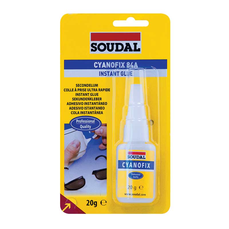 SOUDAL Cyanofix 84A Instant Adhesive Glue 20g