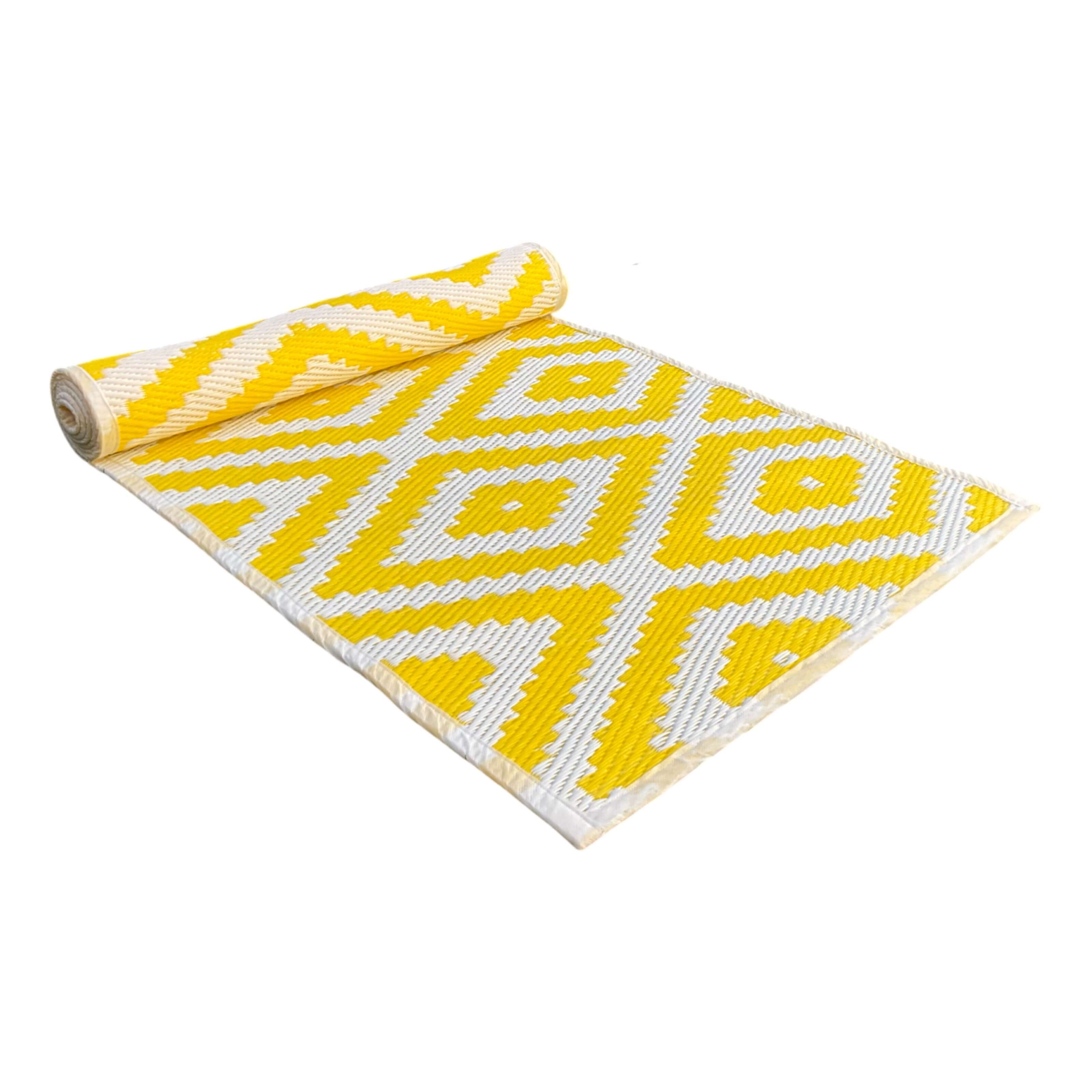 Rug It Up Indoor / Outdoor Runner Rug - Diamond Dazzle YW - 200 x 60cm