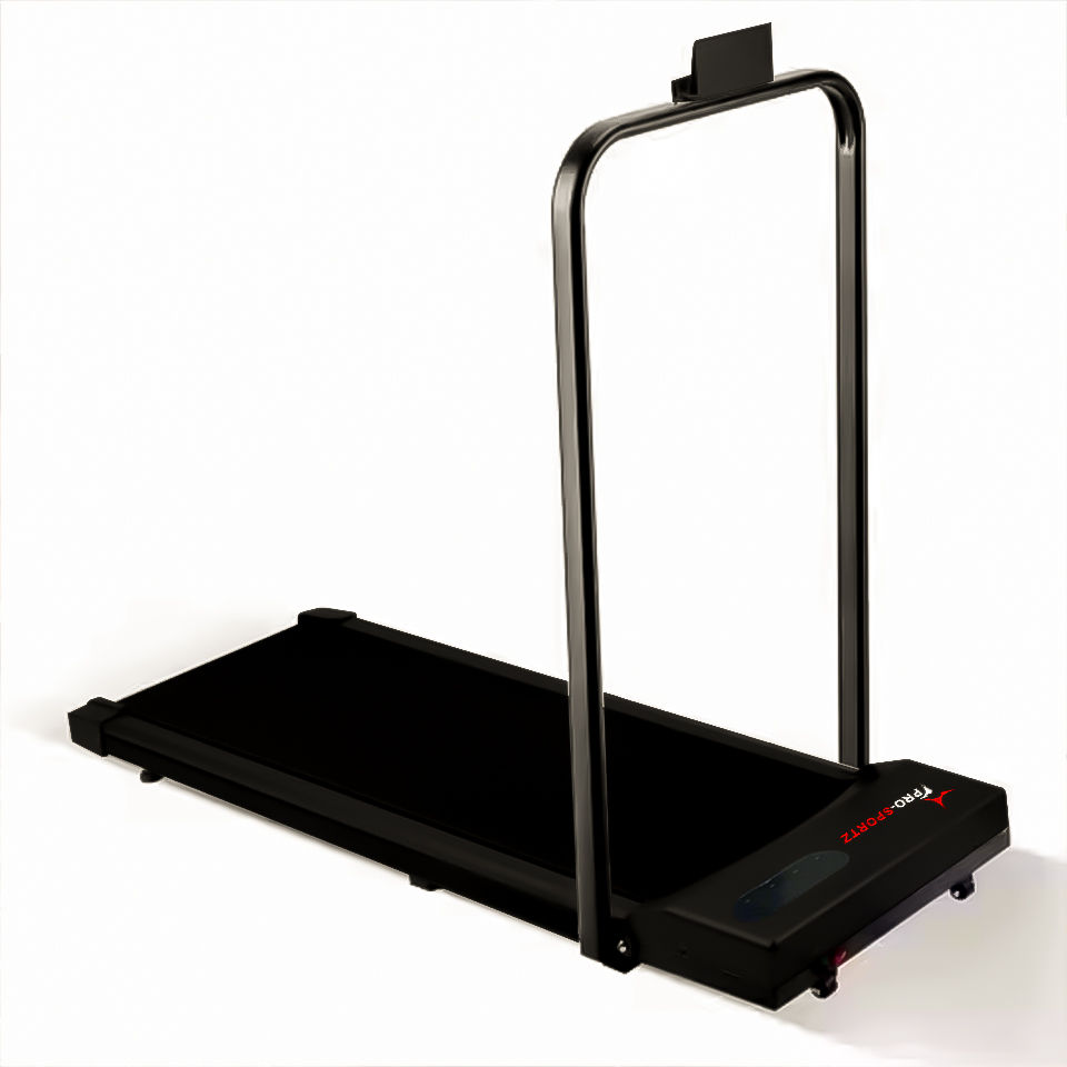 2-in-1 Fitness Foldable Electric Mini Treadmill Space-Saving Machine Walking Running Pad
