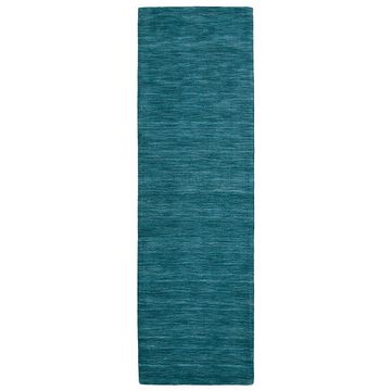 Luna Contemporary Solid Colour Teal Runner