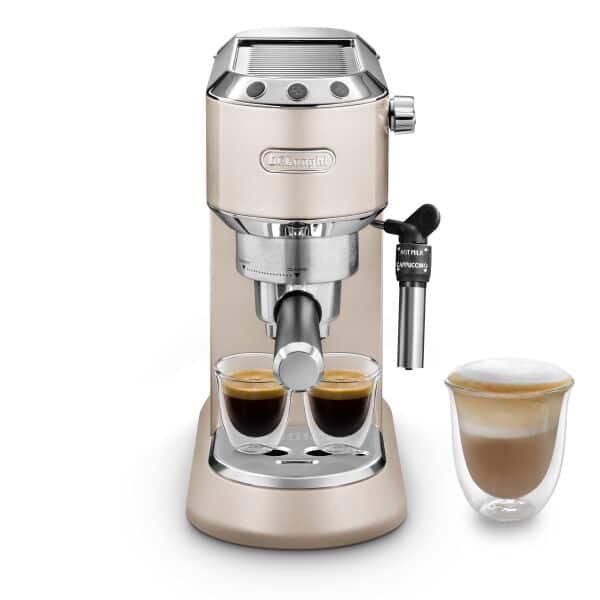DeLonghi Pump Espresso: Dedica Metallics EC785.BG Beige