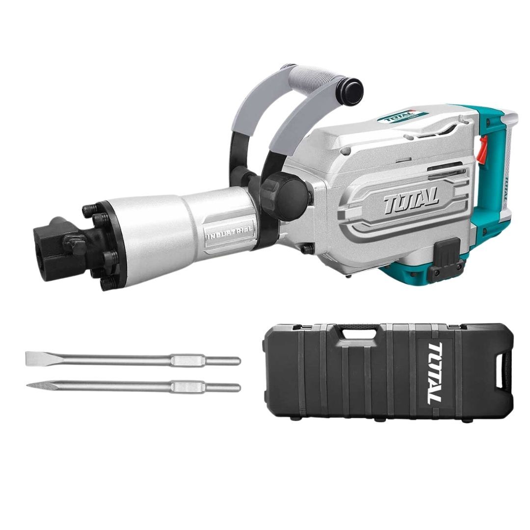 Total Demolition Breaker 220-240V 1700W 2Pc Chisels 1 Set Brushes Bmc