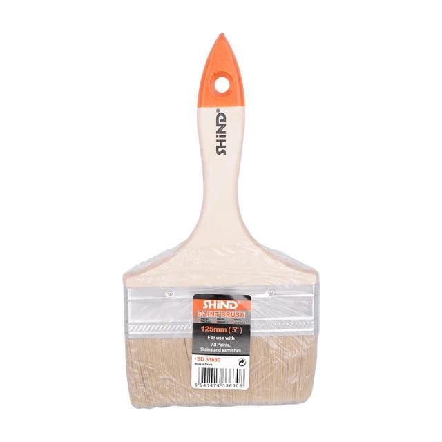 Shind Painting Brush with Wooden Handle – Durable Bristles for Wall, Wood, and Furniture Painting