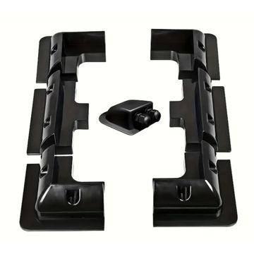 7 Piece Solar Panel Mounting Brackets For Caravan - Black