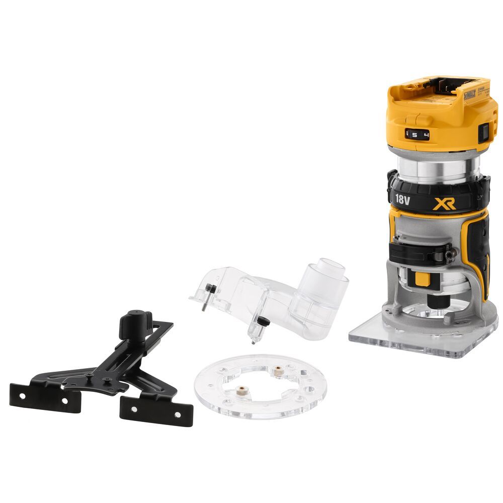 DEWALT 18V Brushless 6.35mm 1 4 Router DCW600N XJ BATTERY