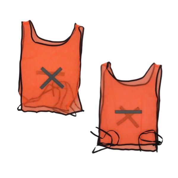 Reflective Bibs Day Glow Orange One size fits all