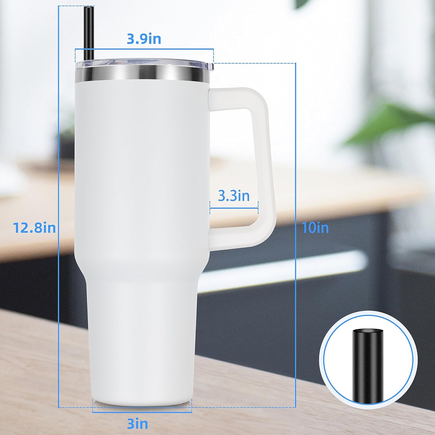 Warm Wave Thermal Cup - 1200ml - White - Fine Living