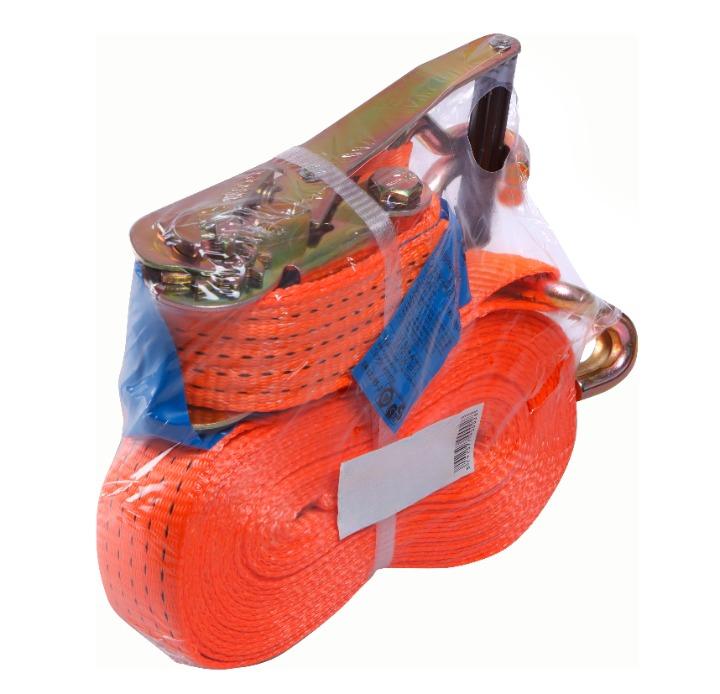 Ratchet Tie Down With Hook 5Tn - 8m - 4 Pack