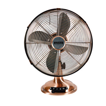 Eurolux Desk Fan 4 Blades Antique Copper