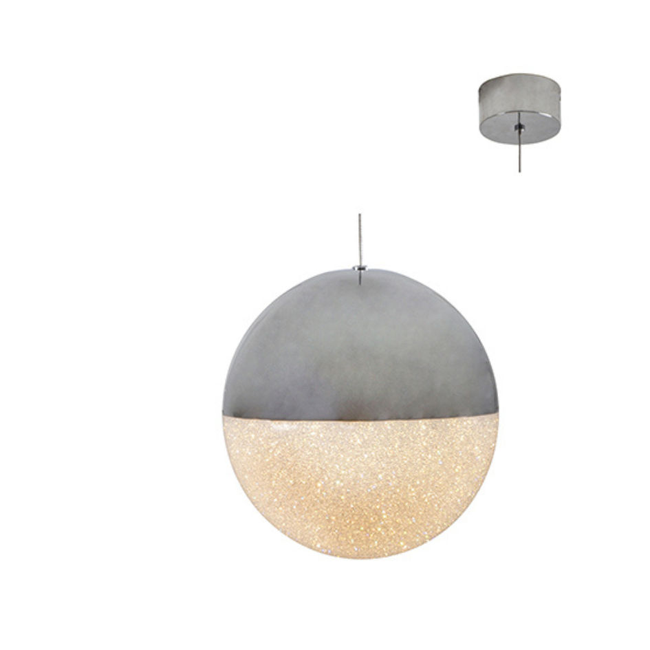 Pendant 200mm Crystal Affect  Pendant Lamping Incl 1 LED SMD 9.6w Lifetime 25000hrs Lumens