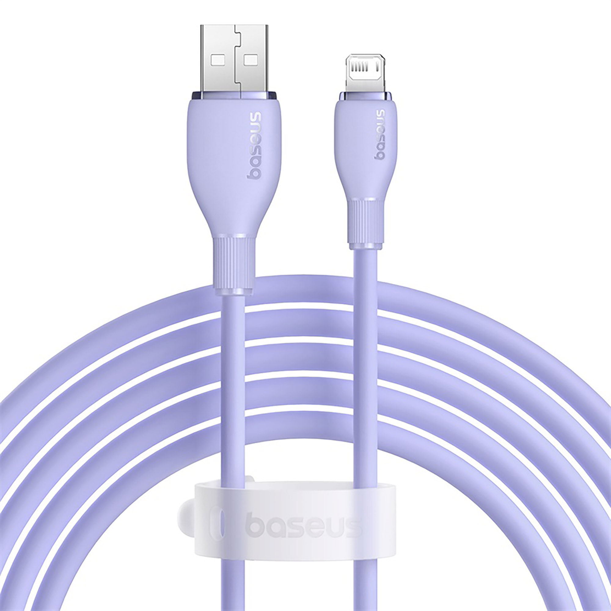 Baseus Pudding Series Fast Charging Cable USB to iP 2.4A 1.2m - Nebula Purple