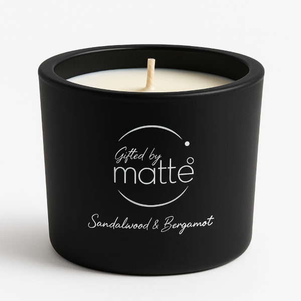 Sandalwood and Bergamot Soy Scented Candle