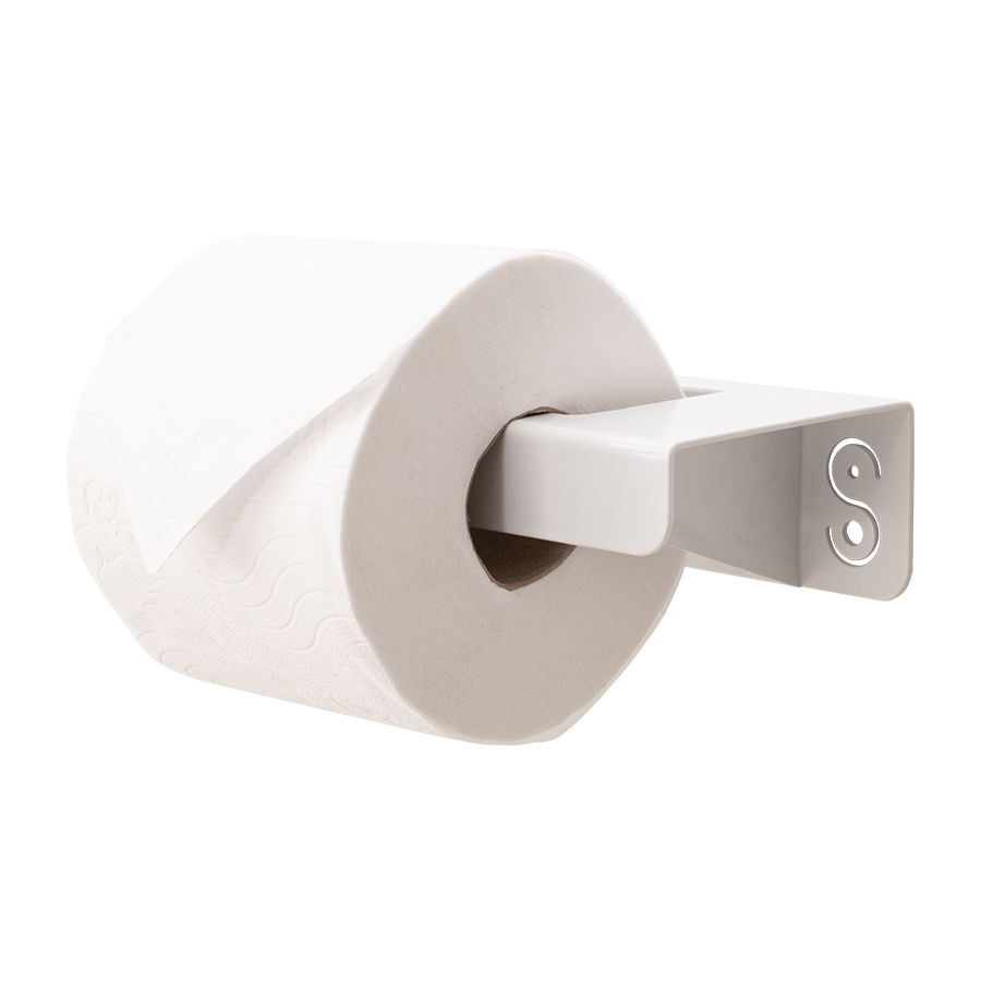 Made@Scale Eco Toilet roll holder Pure white