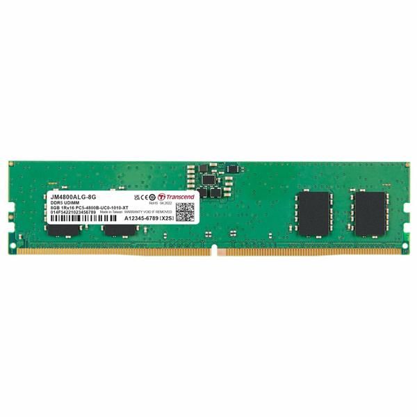 Transcend Jet Memory 8Gb Ddr5-4800 Dimm 2Rx8 Cl40