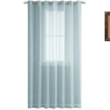 Matoc Designs Curtain -Mystic Voile -Duck Egg -Eyelet 285cm W x 253cm H