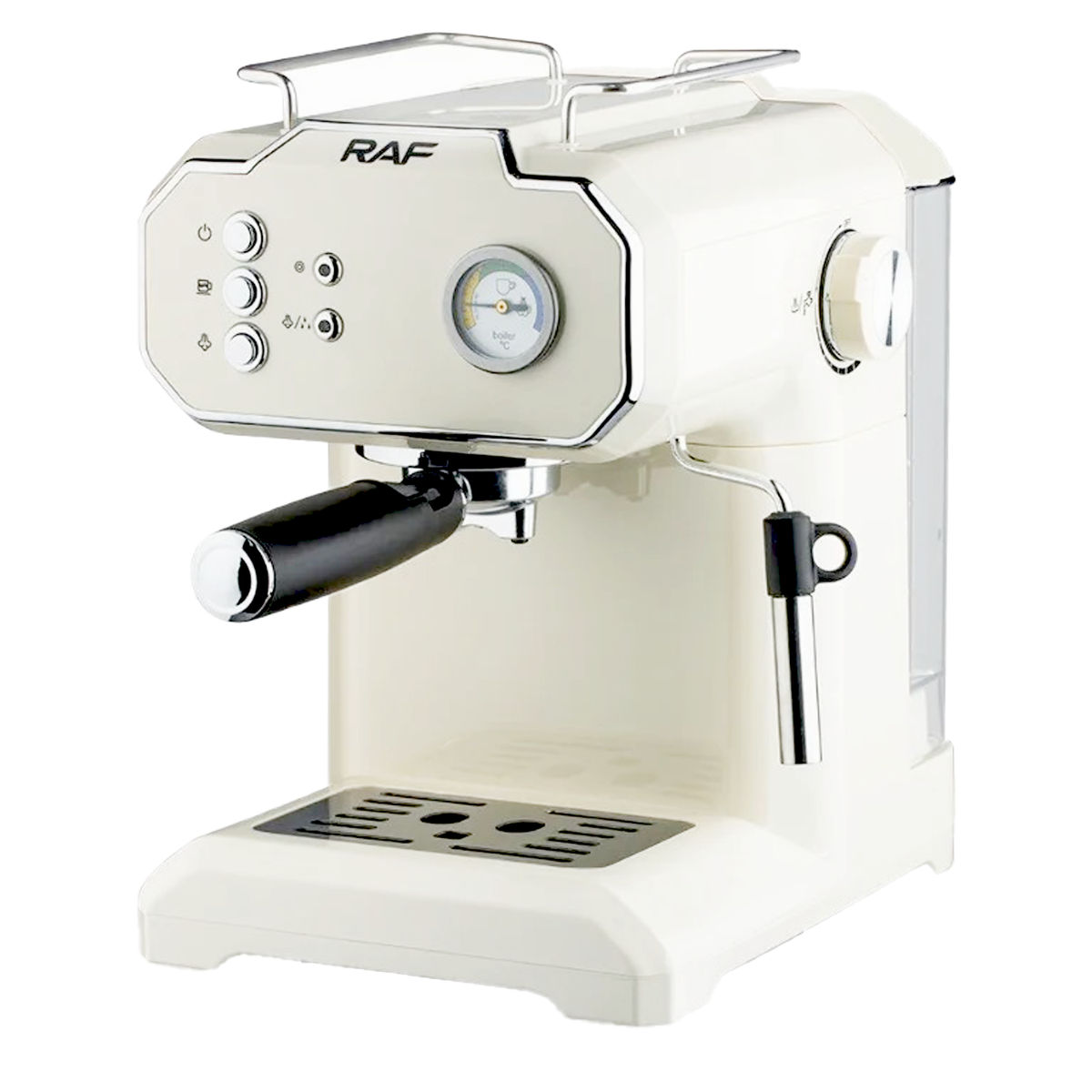 RAF Twin Brew Pro - 15Bar Espresso & Cappuccino Coffee Maker R.104W - EMS