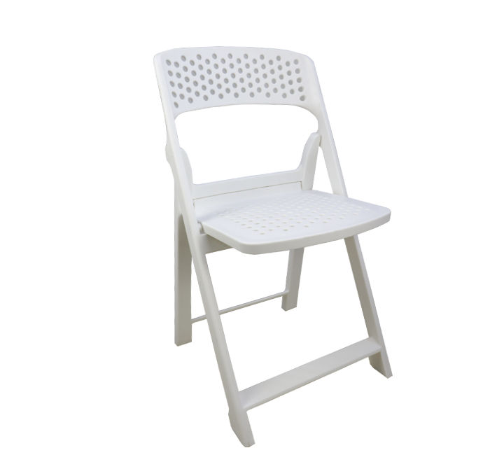 Vividitto -Plastic Folding Chair -White