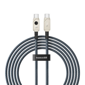 Baseus Unbreakable Series Fast Charging Data Cable Type C to Type C 100W 2m - Stellar White
